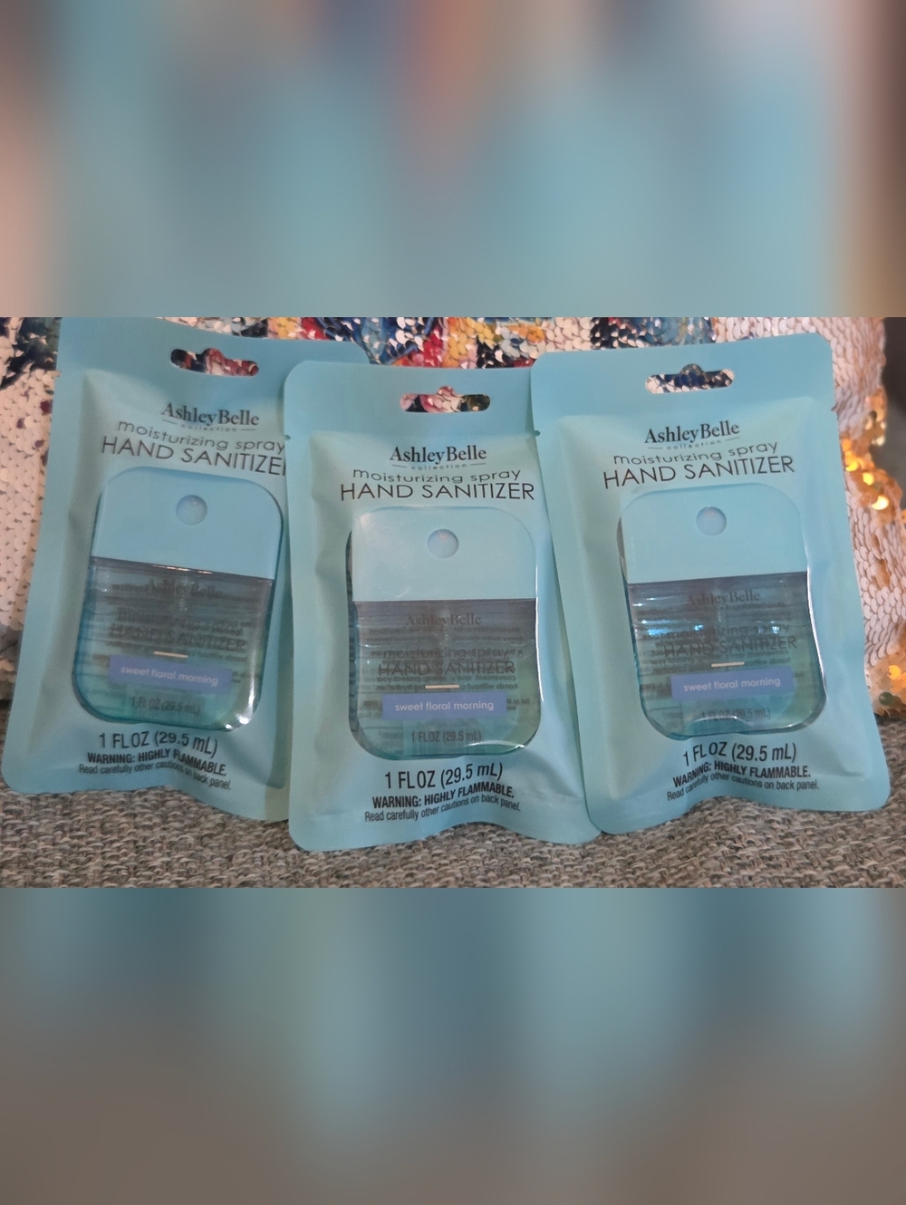 Ashley Belle Hand Sanitizer Moisturizing Spray - 3 Pack